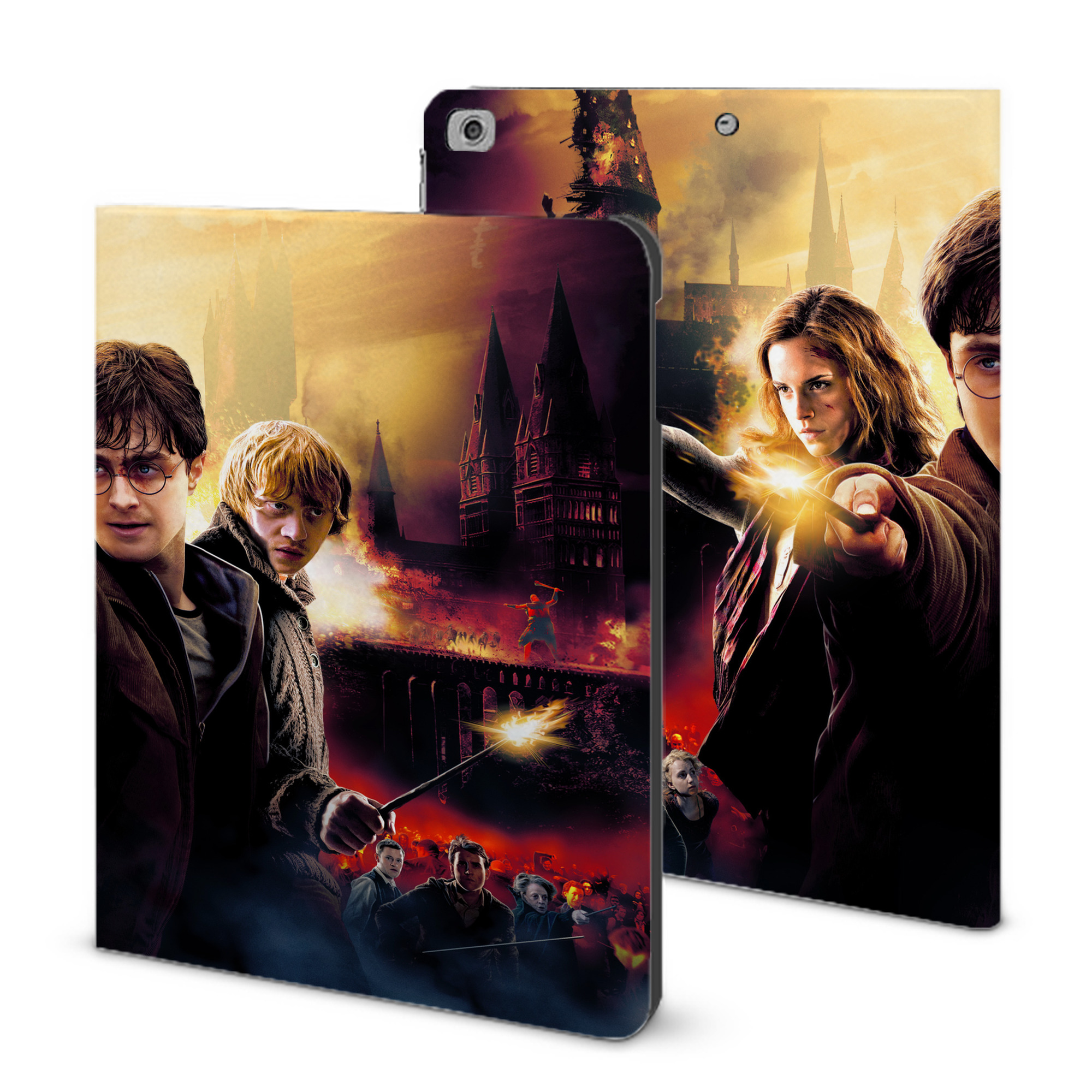（画像用） Harry Potter ハリー・ポッターシリーズ IPad ケース ブック型 PUレザー TPU 耐衝撃 軽量 薄型 ペン収納なし 全面保護 IPad 各モデル対応